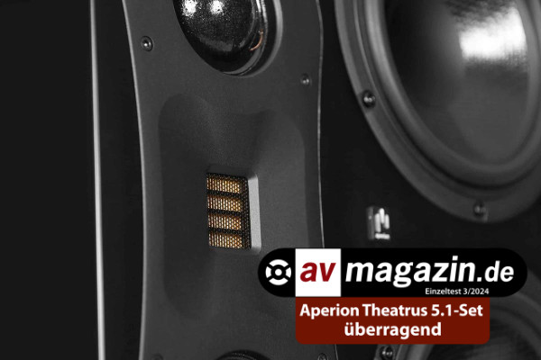 AV-Magazin is enthusiastic about the AperionAudio Theatrus set!