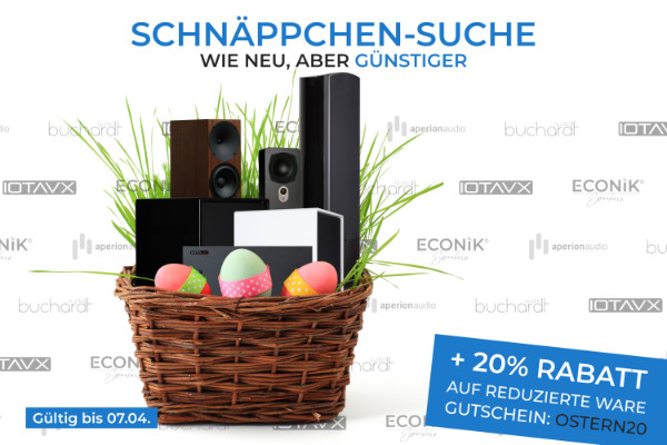 Oster-Special bei HiFiPilot: Entdecken Sie unsere "SCHNÄPPCHEN-SUCHE" Aktion!