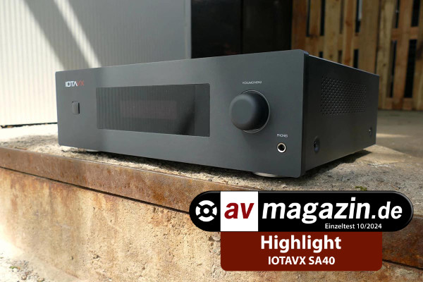 Neues Review zum IOTAVX SA40 von AV-Magazin: Ein echtes Highlight