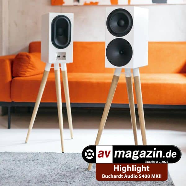 Buchardt Audio S400 MKII vom AV-Magazin als "Highlight" ausgezeichnet