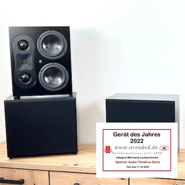 AperionAudio Theatrus-Set als Surround-Set des Jahres gewählt!