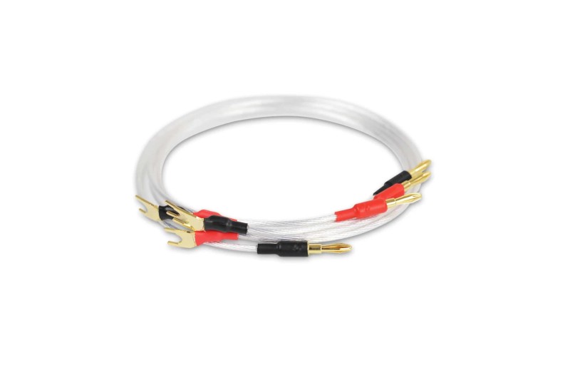 Premium Silver Cable for SuperTweeter 0,6m (Pair)